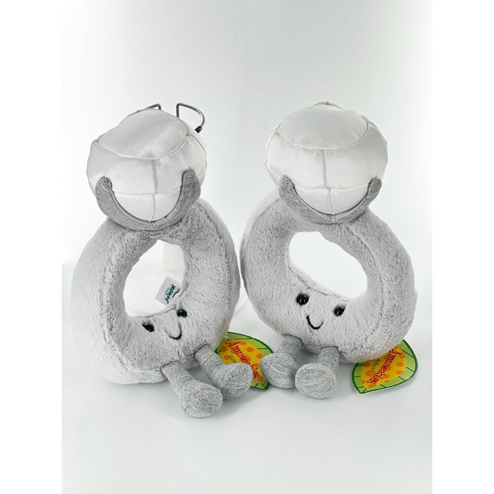 NWT Jellycat Amuseables Diamond Ring set of 2